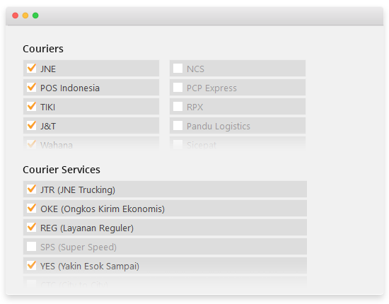 plugin multiple kurir indonesia