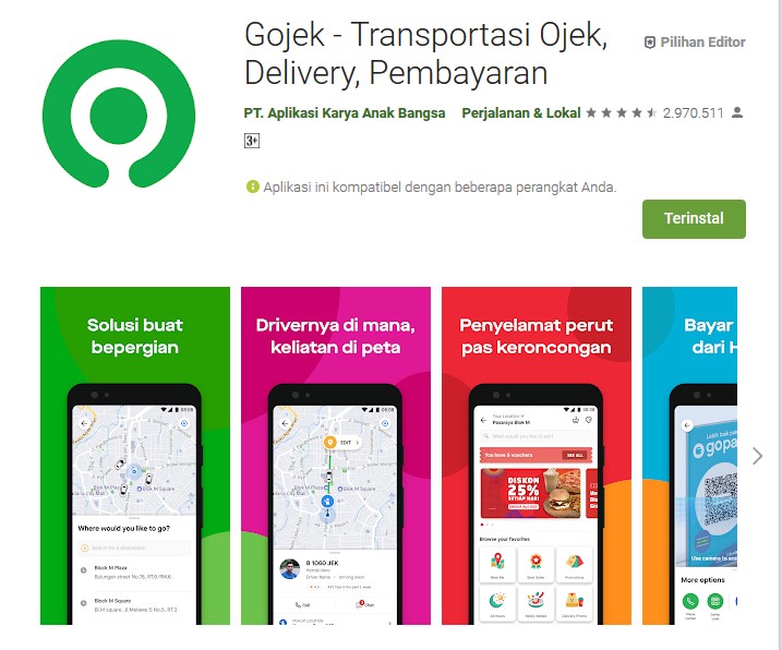 Gosend - aplikasi kurir driver online