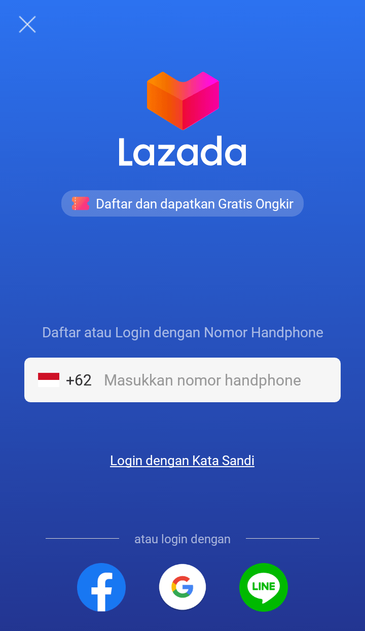 Login Lazada