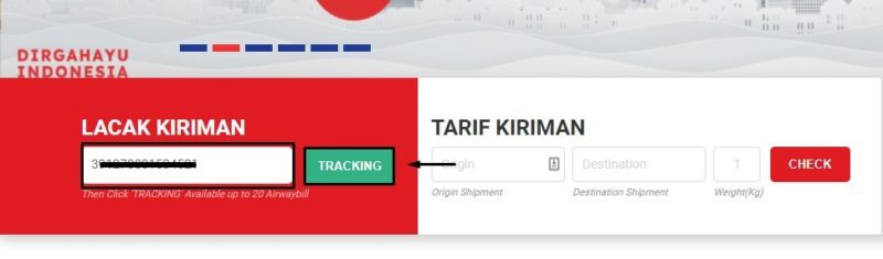 Apa itu shipment forwarded to destination, cek resi jne lewat website resmi