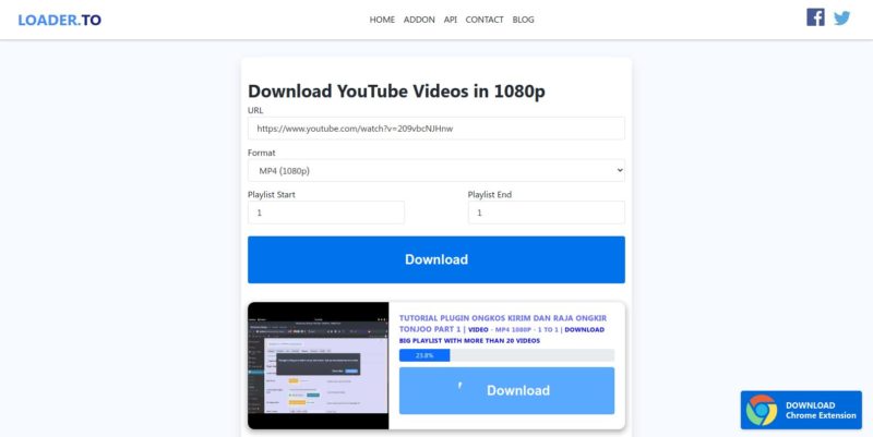 Cara download video youtube - loader. To