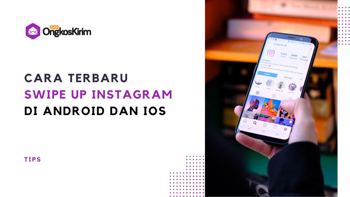 Cara swipe up instagram terbaru tanpa 10k di android & ios