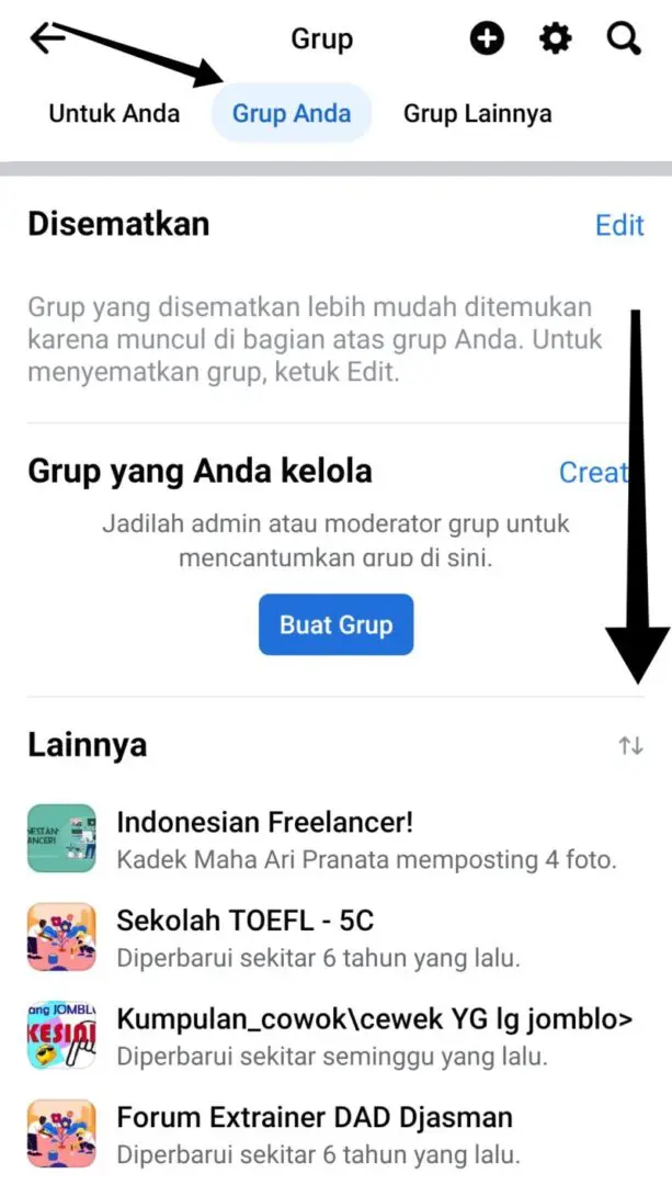 Cara keluar dari grup facebook secara permanen tanpa ketahuan 2 Leave grup fb satu per satu 2