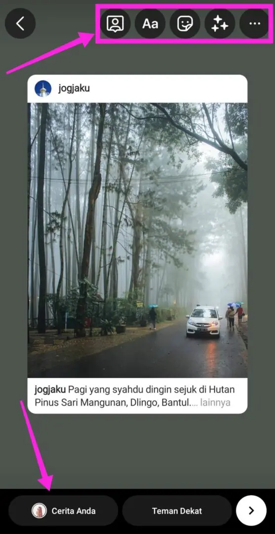 Repost ig ke story 3
