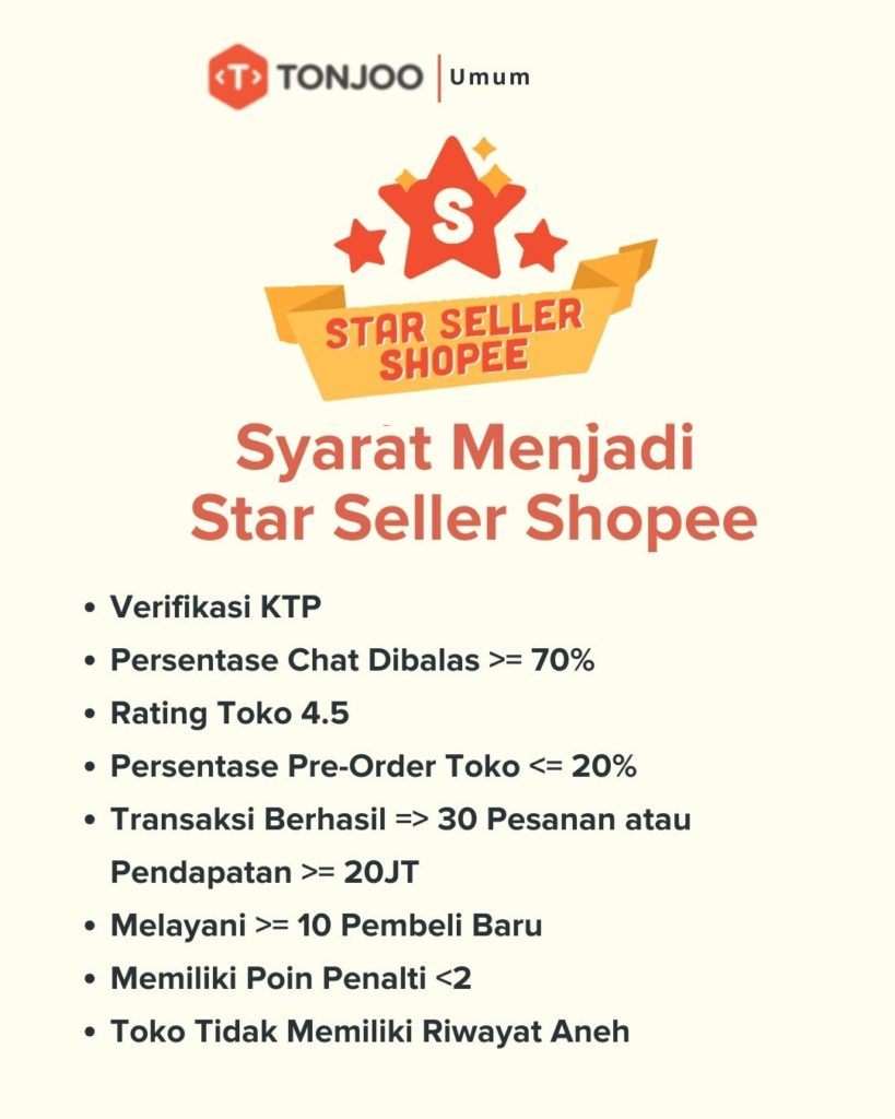Infografis - cara menjadi star seller