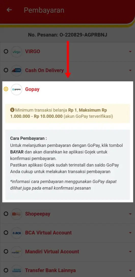 Alfagift pakai gopay
