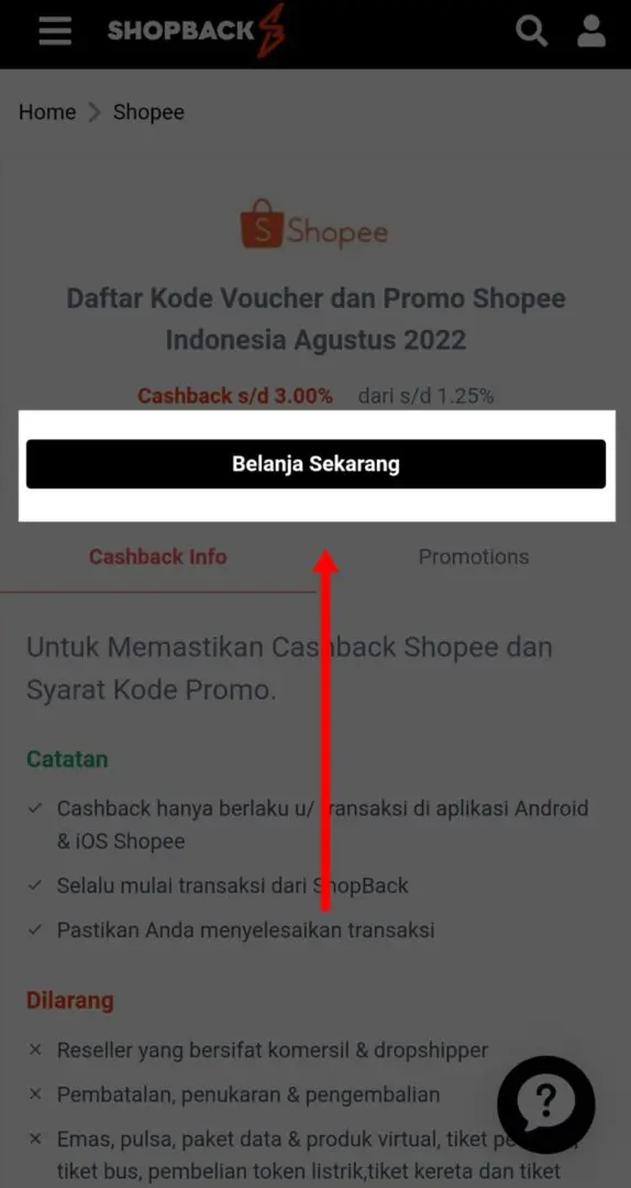 Cara belanja di shopback, beli di shopee dapat cashback! 16 Moch. Nasikhun amin