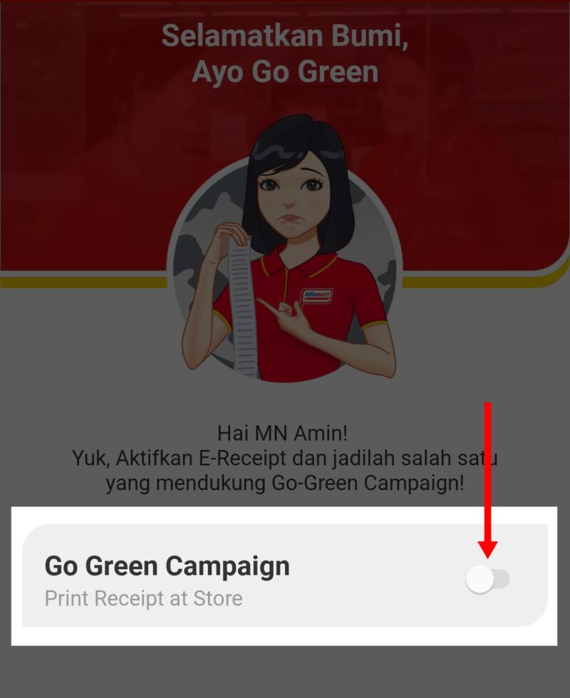 Aktifkan go green campaign