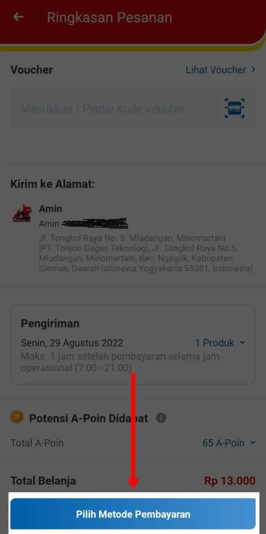 Bayar alfagift