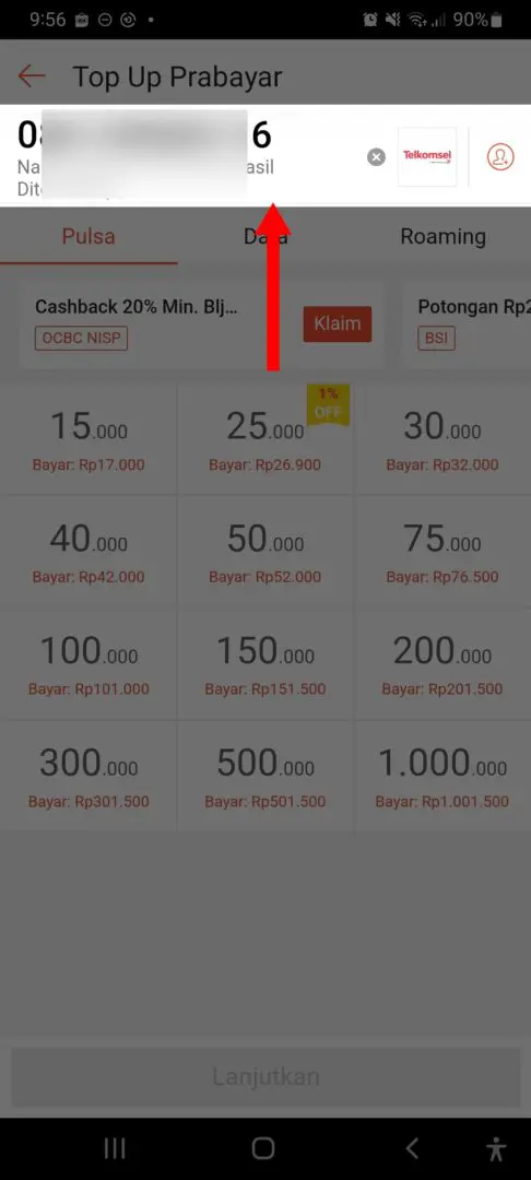Cara beli pulsa di shopee
