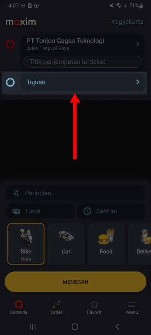 Cara cek tarif maxim motor dan mobil per km terbaru 5 Cara cek tarif maxim