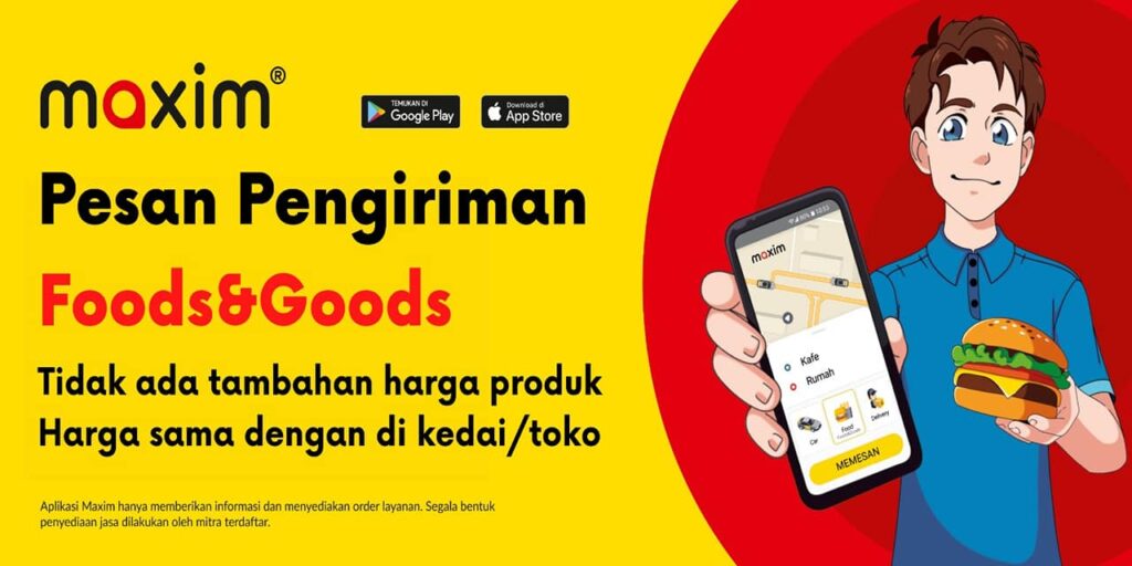 Cara Cek Tarif Maxim Delivery per KM di Dalam dan Antarkota 2023