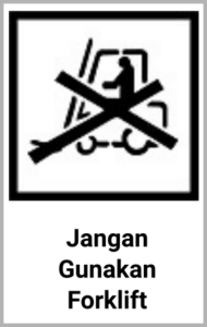 Simbol peringatan pada kardus packing