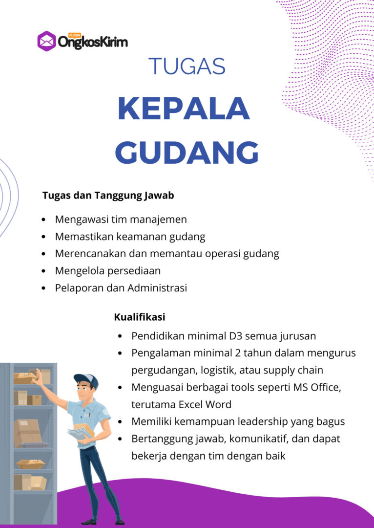 Job desk kepala gudang