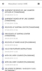 Nah berikut ini arti status pengiriman jne departed from transit gateway, bandung dan arti status pengiriman jne lainnya