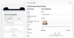 Electronic proof of delivery - optimoroute