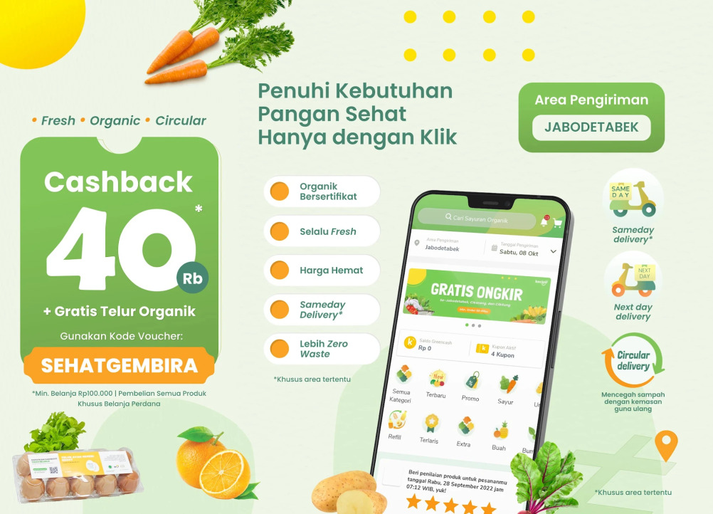 Aplikasi belanja sayur online
