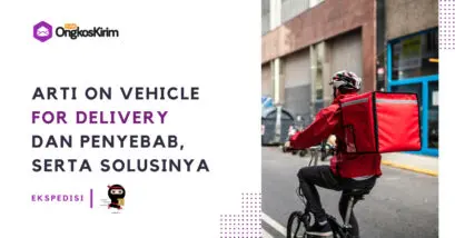 Arti on vehicle for delivery di ninja xpress