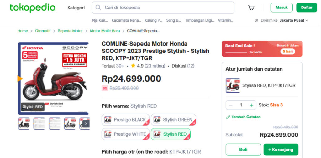 Beli motor online