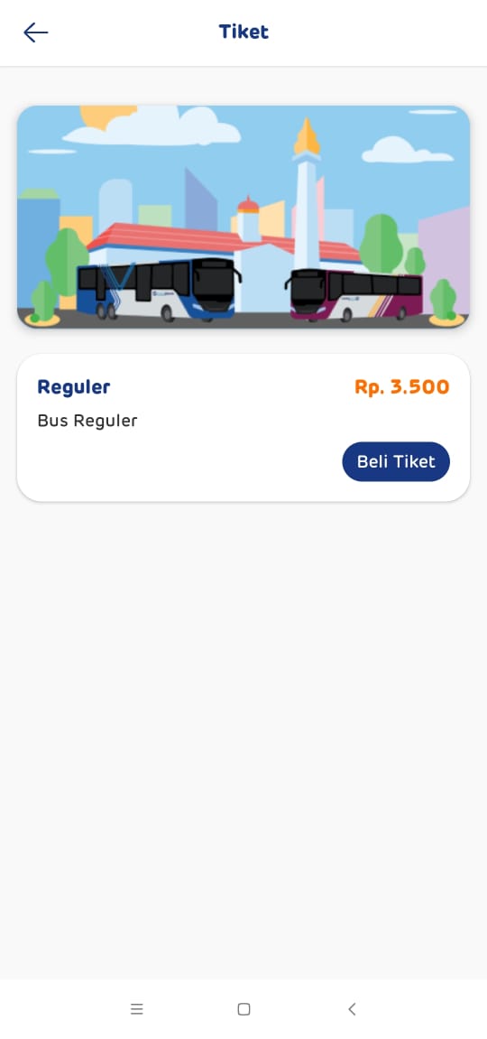 Beli tiket busway online pakai gopay