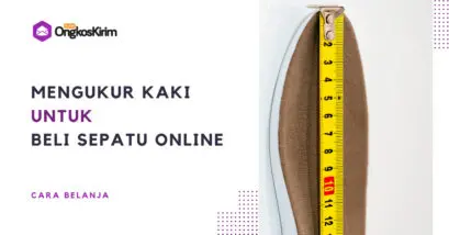 Cara mengukur kaki untuk beli sepatu online, ini tipsnya!