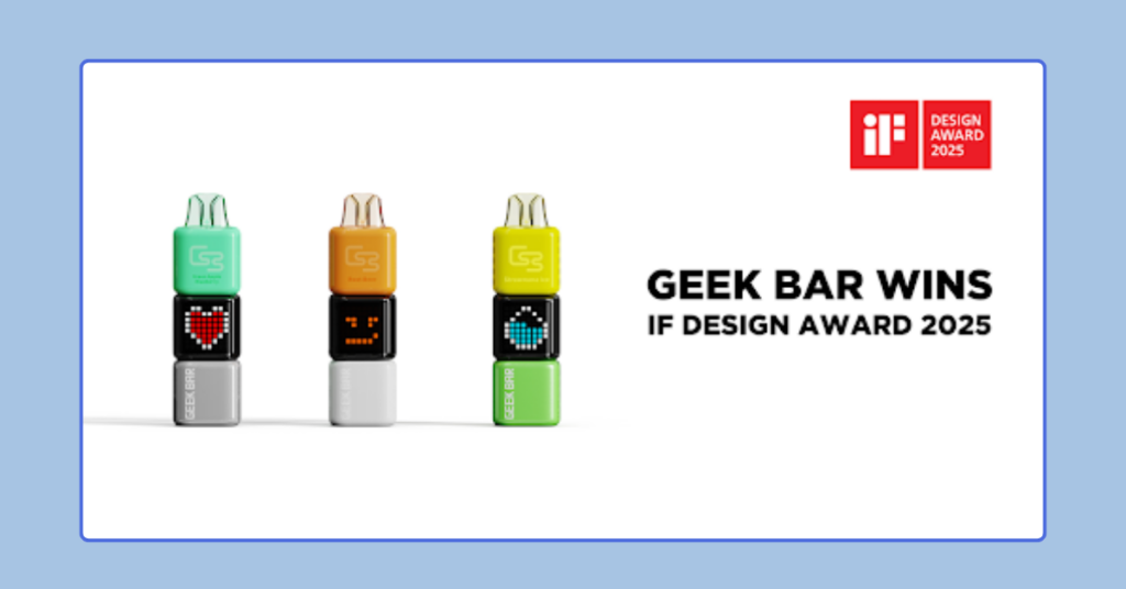 Geek bar raih if design award 2025