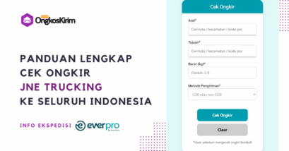 Panduan lengkap cek ongkir jne trucking ke seluruh indonesia