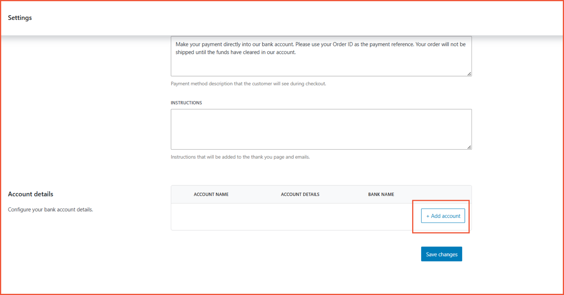 Cara menambahkan metode pembayaran bank transfer di woocommerce