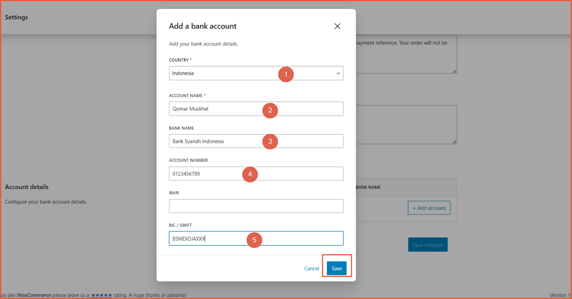 Cara menambahkan metode pembayaran bank transfer di woocommerce