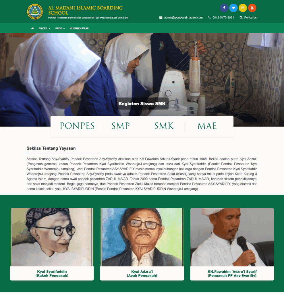 Menelusuri jejak pendidikan pada ponpes al-madani 1