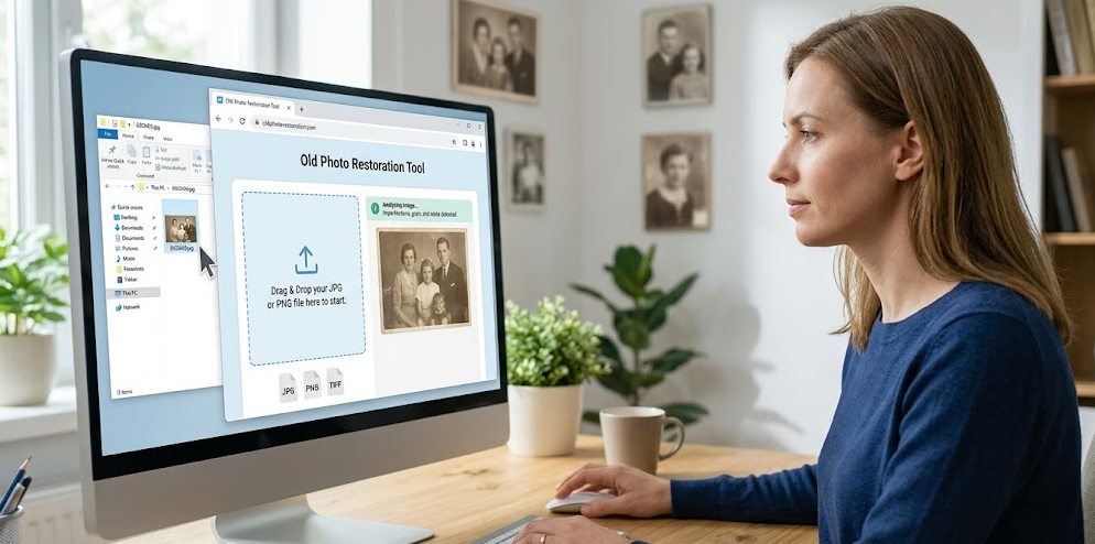 How to restore old photos for free online 5